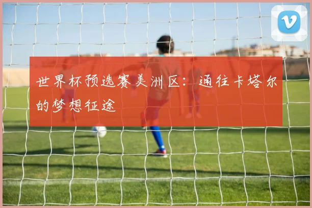 世界杯预选赛美洲区：通往卡塔尔的梦想征途
